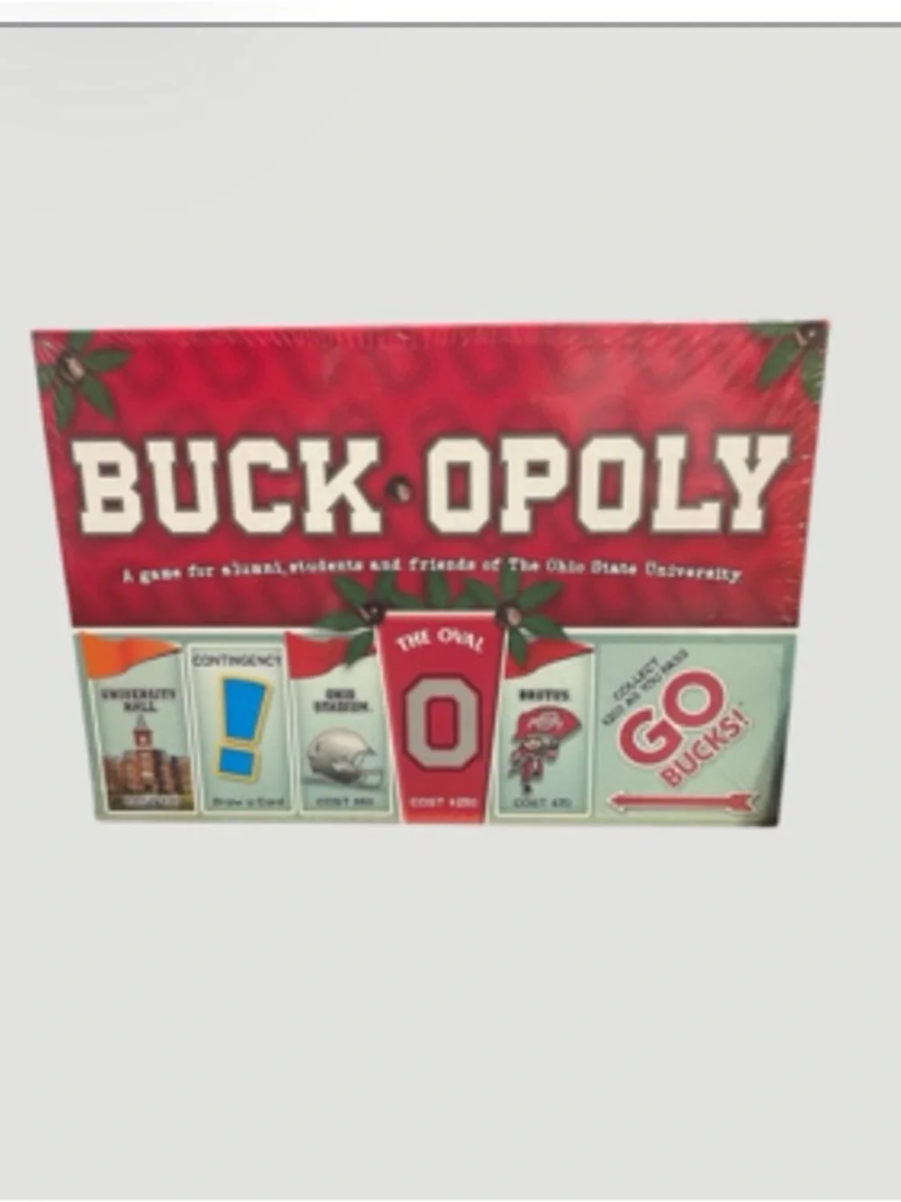 Buck-Opoly Board Game — Red & White Team Edition